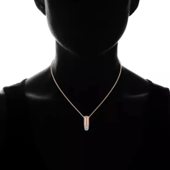 18k Rose Gold Plated Necklace - Picture 6 of 8